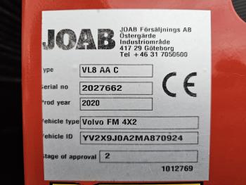 Volvo FM 330 / PORTAAL / ABSETZKIPPER